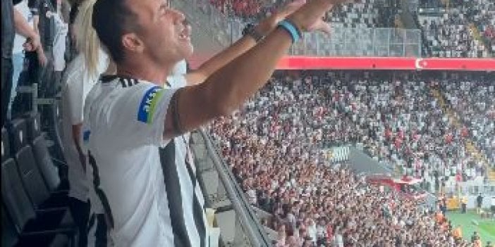 Mustafa Sandal Beşiktaş maçında İstiklal Marşı’nı okurken kendinden geçti