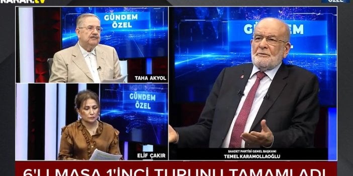 Canlı yayında flaş sözler. Temel Karamollaoğlu'ndan Kemal Kılıçdaroğlu'nun cumhurbaşkanı adaylığıyla ilgili bomba açıklama