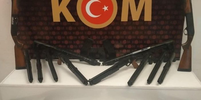 Kargoyla silah ticareti yapan şahıslar yakalandı