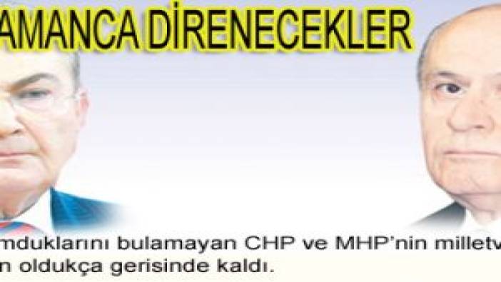 KAHRAMANCA DİRENECEKLER