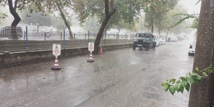 Muğla'da sağanak yağış etkili oldu