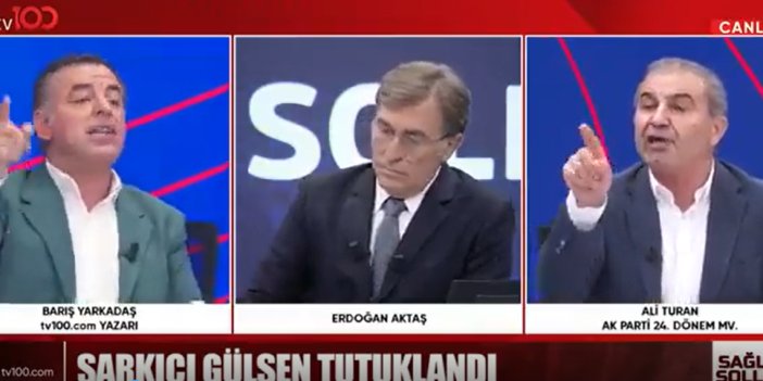 Canlı yayında ‘Gülşen’ kavgası! Barış Yarkadaş ve AKP’li Ali Turan arasında tansiyon yükseldi