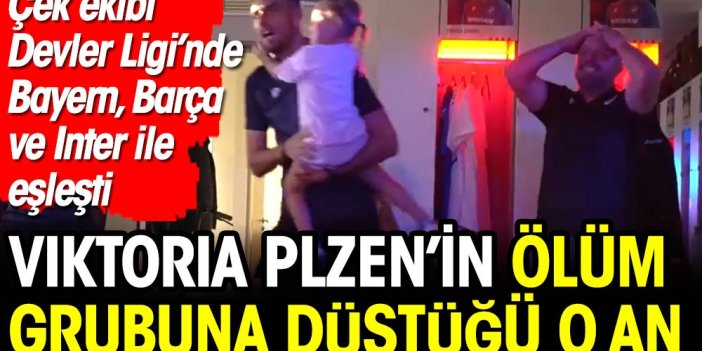 Ölüm grubuna düşen Viktoria Plzen oyuncuları korkuyu endişeyi birlikte yaşadı. O anlar sosyal medyada gündem oldu