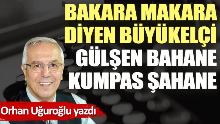 Bakara makara diyen büyükelçi Gülşen bahane kumpas şahane