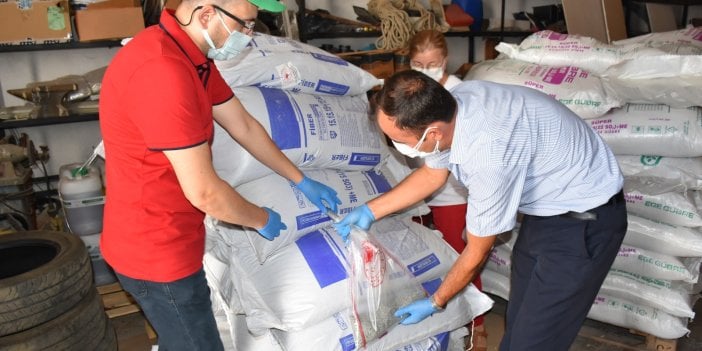 Muğla'da 1200 kg sahte gübre ele geçirildi