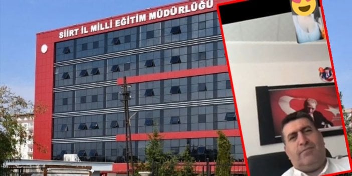 Ağrı'dan sonra Siirt Milli Eğitim Müdür Yardımcısı Zekeriya Batur da bir kadınla görüntülü konuşurken uygunsuz yakalandı