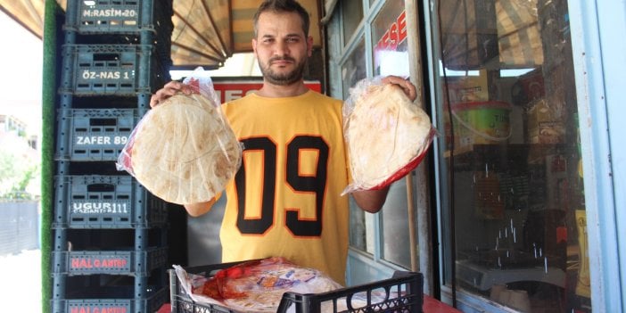 Marketin önündeki ekmek kasalarını çalarak kayıplara karıştı