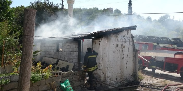 Söndürülemeyen tandır ateşi paniğe neden oldu