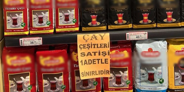 Çayın başkenti Rize'de çay satışına kota getirildi