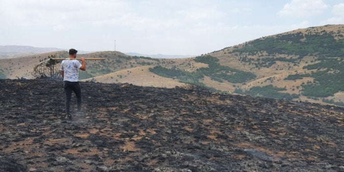 Gümüşhane’de 20 hektarlık arazi küle döndü