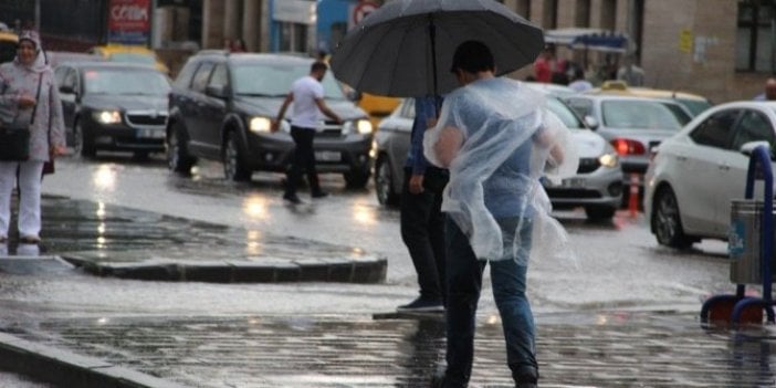 Sağanak uyarısı. Meteoroloji saat verdi