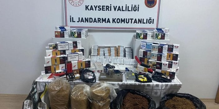 Kayseri'de kaçakçılık operasyonu