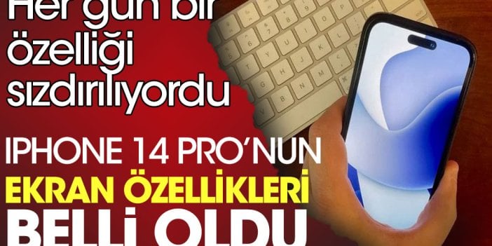 iPhone 14 Pro’nun ekran özellikleri belli oldu. Her gün bir özelliği sızdırılıyordu