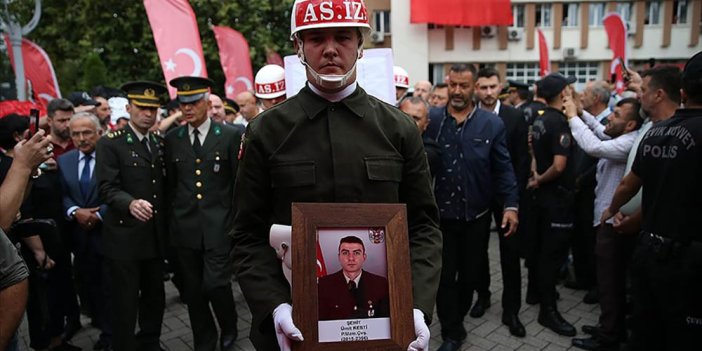 Şehit Piyade Uzman Çavuş Ümit Kesti, memleketi Ordu'da son yolculuğuna uğurlandı