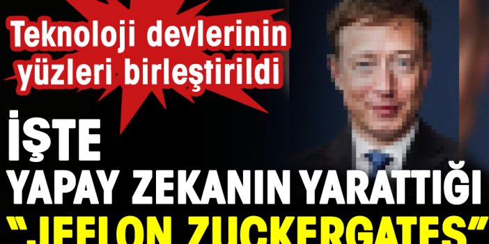 Teknoloji devlerinin yüzleri birleştirildi. İşte yapay zekanın yarattığı Jeflon Zuckergates