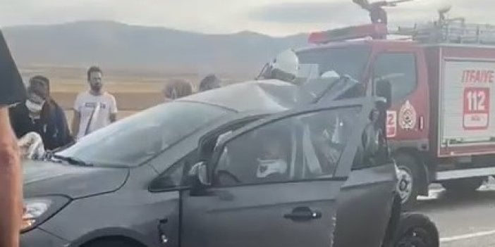 Eskişehir’de kamyon otomobile arkadan çarptı: 1 ölü, 3 ağır yaralı