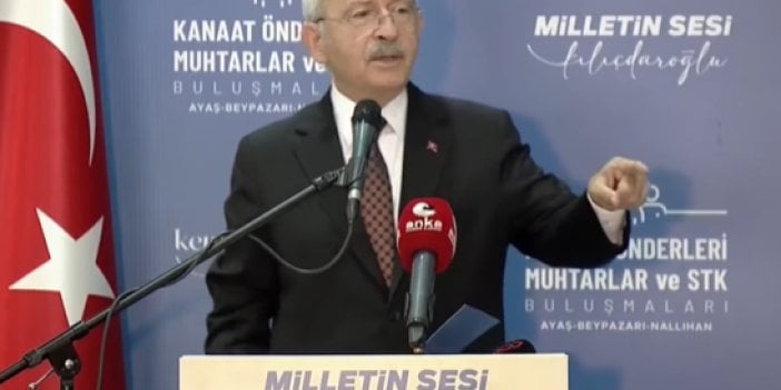 CHP lideri Kemal Kılıçdaroğlu: İlk bir hafta içinde esnafın kredi faizlerini sileceğiz