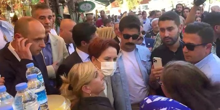 Meral Akşener'in yolunu kesip bunu söylediler: İmdat!