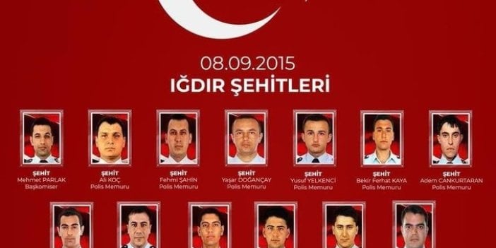 Sizi unutanın kalbi kurusun. Tam yedi yıl önce ABD'nin ''kara gücüm'' dediği, halk düşmanı, bebek katili PKK 14 polisimizi şehit etti