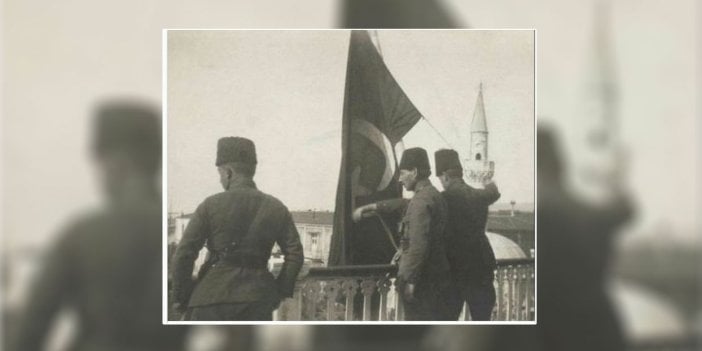 'Keşke Yunan kazansaydı' diyenler çatlayacak. Tam 100 yıl önce bu sabah Yüzbaşı Şerafettin, Teğmen Hamdi ve Teğmen Ali Rıza Türk bayrağını çektiler