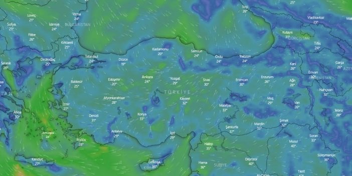 Dün açan güneşe aldanma bugün çok kuvvetli geliyor