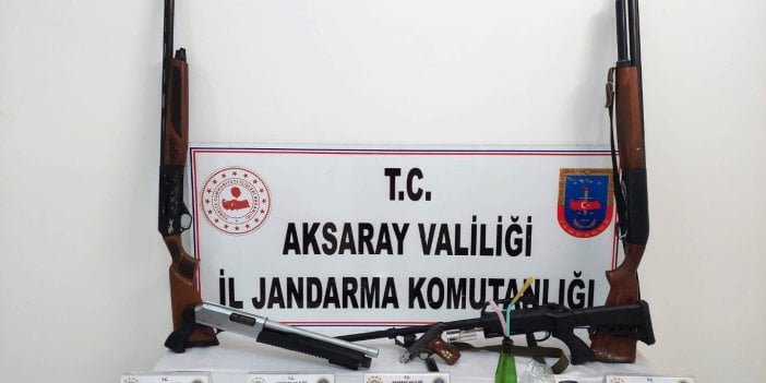 Oto tamirci dükkanında uyuşturucu ve silah ticareti