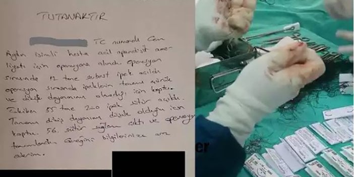 55 dikiş ipi çürük çıktı doktor tutanak tuttu. Ameliyathaneden şok görüntüler. Ağla Türkiye’m ağla