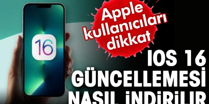 iOS 16 güncellemesi nasıl indirilir