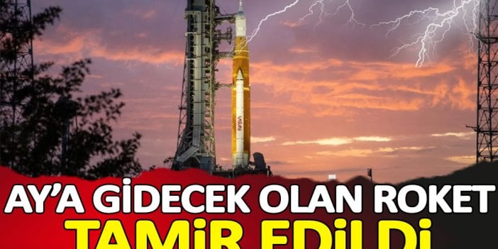 Ay'a gidecek olan roket tamir edildi