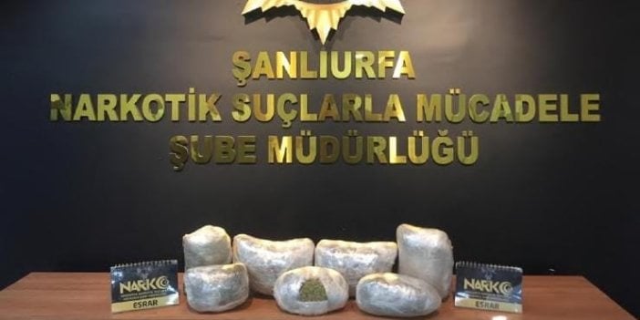 Şanlıurfa'da 5 kilo uyuşturucu ele geçirildi