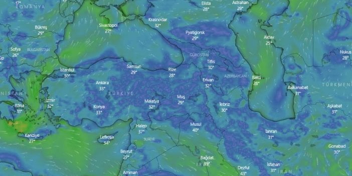 Deve bayıltan sıcakları başlıyor. Çıra gibi yanacağız 