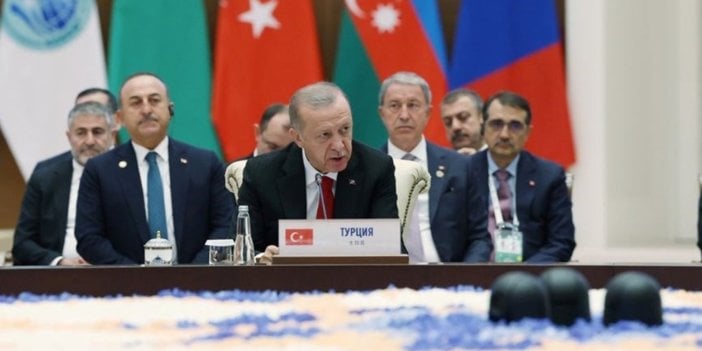 Erdoğan'dan kritik açıklama: Hedefimiz Şanghay İşbirliği Örgütü'ne tam üyelik