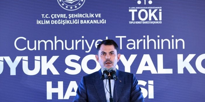 TOKİ'nin sosyal konutlar için temel atacağı tarih belli oldu. Bakan Murat Kurum sosyal medya hesabından duyurdu