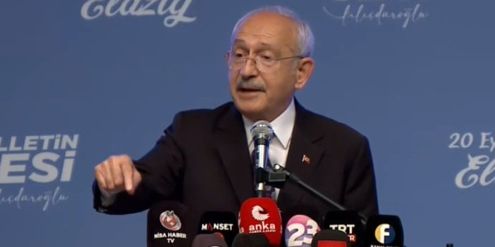 Kılıçdaroğlu: Faizciye 250 milyar lira çiftçiye 25 milyar lira verdiler. Herkesin karnının doğduğu bir Türkiye inşa edeceğiz