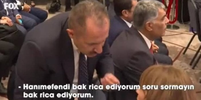 Bakan Bozdağ’ın danışmanından FOX muhabirine soru engeli: Normalde sizi içeri almayacaktım