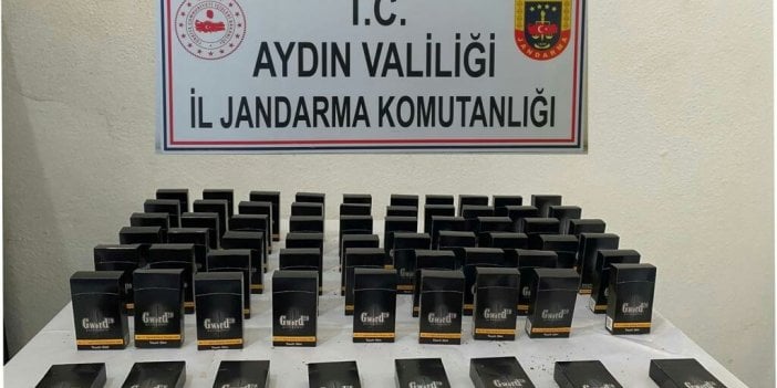 Aydın'da 1340 adet bandrolsüz sigara ele geçirildi