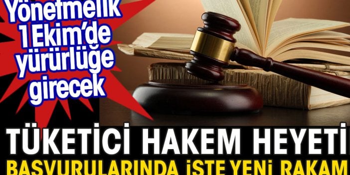 Tüketici Hakem Heyeti başvurularında işte yeni rakam. Yönetmelik 1 Ekim'de yürürlüğe girecek