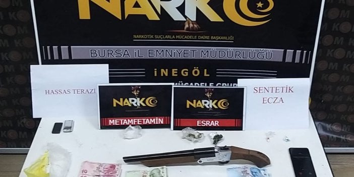 Bursa'da kaçak silah operasyonu