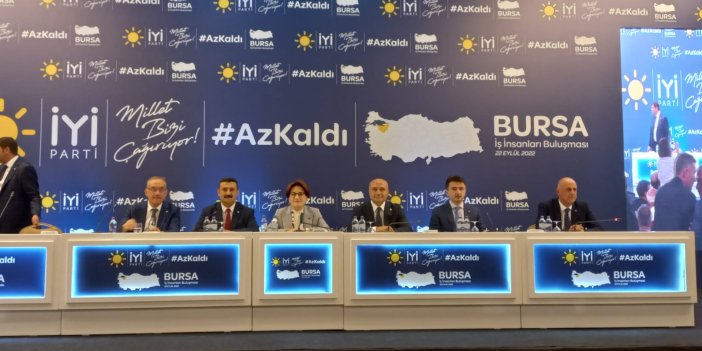 Meral Akşener Bursa'da iş dünyası temsilcileriyle bir araya geldi