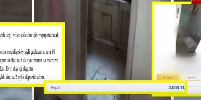 Kirasıyla şaşkına çeviren harabe ev kiralandı. Evin içini görenler bu evi bu fiyata kim tutar demişti