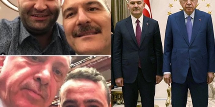 Erdoğan ve Soylu'yla poz verdi. Çok sayıda kişiyi tehdit etti