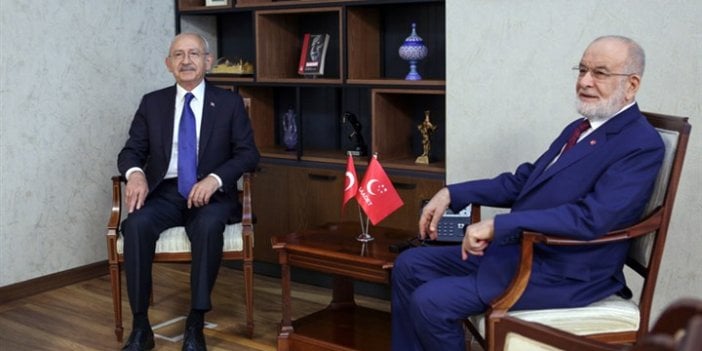 Kılıçdaroğlu, Karamollaoğlu'nu ziyaret etti