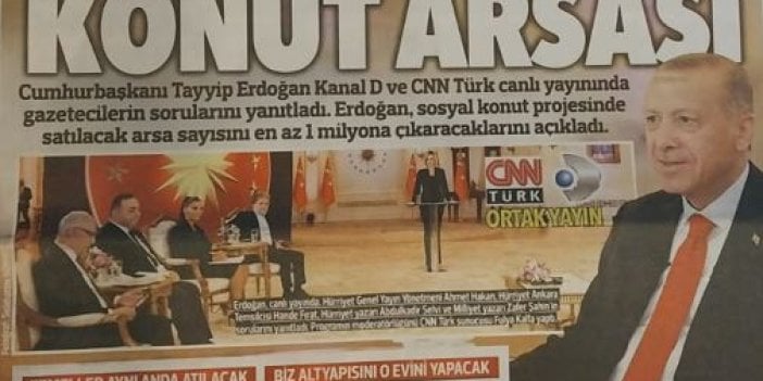 Ahmet Hakan anında gereğini yaptı bu başlığı attı. Haydi Selvi sıra sende