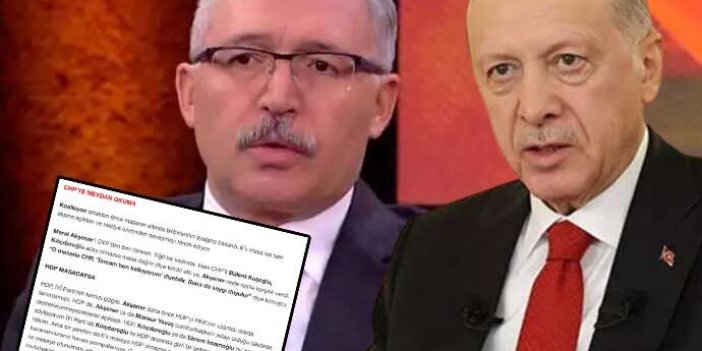 Erdoğan’dan talimatı alan Abdülkadir Selvi 6’lı masaya bozmak için acil yazısı yazdı. Yürü be Selvi kim tutar seni