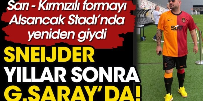 Galatasaray'ın eski yıldızını yeniden Alsancak Stadı'nda görenler şaşırdı