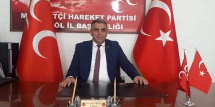 MHP İl Başkanı istifa etti