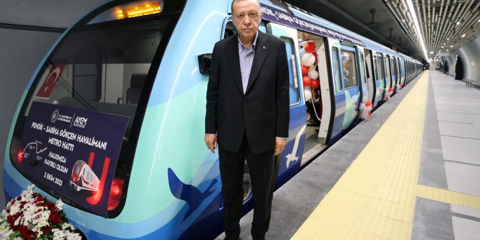 Erdoğan’ın açılışını yaptığı Pendik-Sabiha Gökçen Havalimanı Metro Hattı’nda kamu zararı 600 milyon lira