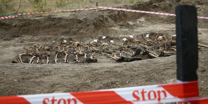 İşte gerçek soykırım.Karabağ'da Ermenilerin katlettiği Azerbaycan Türklerine ait yeni toplu mezar bulundu