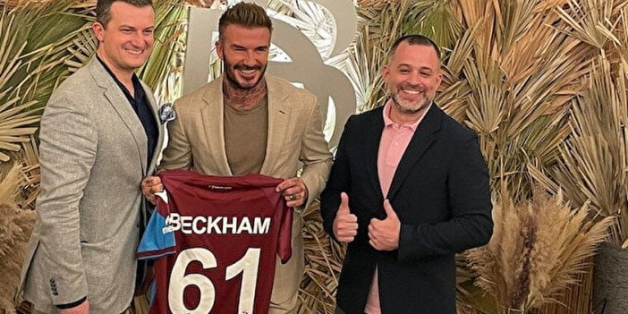 Beckham Trabzonspor formasını görünce bakın ne söyledi