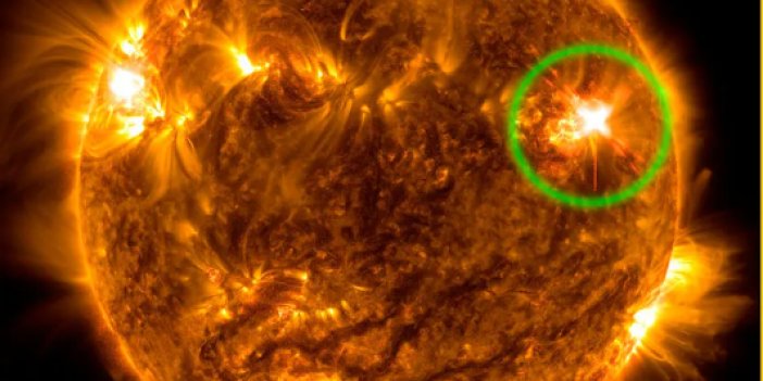 NASA yeni bir güneş patlaması görüntüsü kaydetti